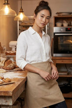 Fame Khaki Half Bistro Apron (2 Pockets)