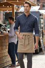 Fame Khaki Half Bistro Apron (2 Pockets)