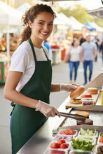 Fame Hunter Green Bib Adjustable Apron (2-Patch Pockets)