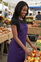 Fame Purple Bib Adjustable Apron (2-Patch Pockets)