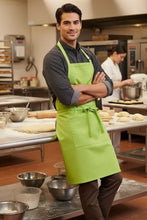 Fame Lime Butcher Adjustable Apron (2 Pockets)