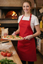 Fame Red Butcher Adjustable Apron (2 Pockets)