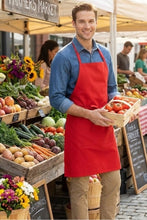 Fame Red Butcher Adjustable Apron (2 Pockets)
