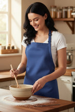 Fame Royal Blue Butcher Adjustable Apron (2 Pockets)