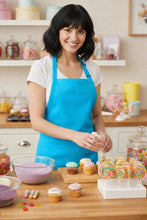 Fame Turquoise Butcher Adjustable Apron (2 Pockets)