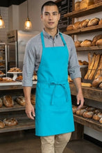 Fame Turquoise Butcher Adjustable Apron (2 Pockets)