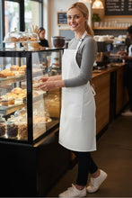 Fame White Butcher Adjustable Apron (2 Pockets)
