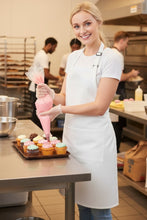Fame White Butcher Adjustable Apron (2 Pockets)