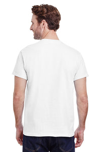 White Unisex Adult Ultra Cotton T-Shirt