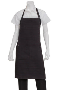 Harlem Black Bib Apron