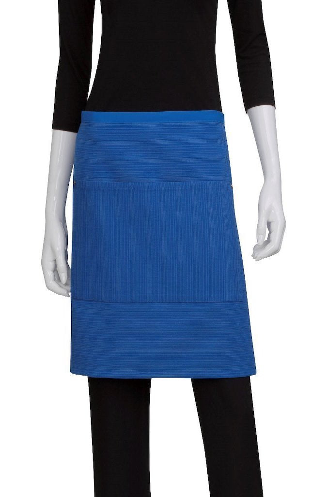 Harlem Royal Blue Half Bistro Apron