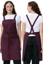 Chef Works Lockharte Ecru Crossback Canvas Bib Apron