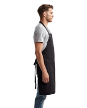 Black ‘Barley’ Sustainable Bib Apron (3 Pockets)