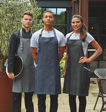 Grey Denim ‘Regenerate’ Sustainable Bib Apron (2 Pockets)