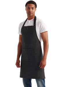 Black Annex' Oxford Bib Apron (1 Pocket w/ Pen Slot)