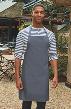 Burgundy Sustainable Bib Apron (No Pockets)