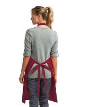 Burgundy Sustainable Bib Apron (No Pockets)