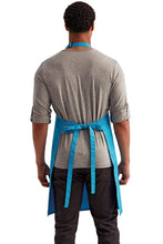 Turquoise Sustainable Bib Apron (No Pockets)