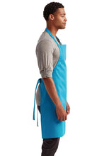 Turquoise Sustainable Bib Apron (No Pockets)