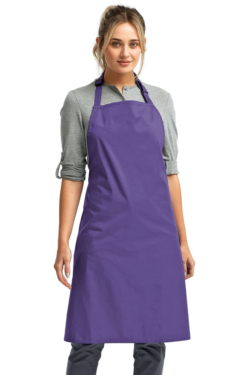 Purple Sustainable Bib Apron (No Pockets)