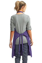 Purple Sustainable Bib Apron (No Pockets)