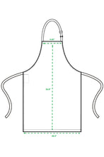 Hot Pink Sustainable Bib Apron (No Pockets)