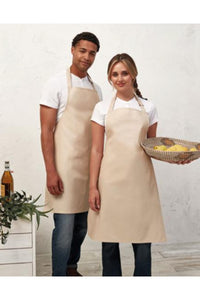 Hot Pink Sustainable Bib Apron (No Pockets)