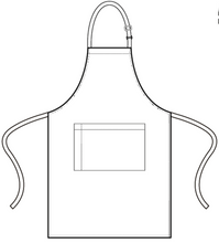 Royal Sustainable Bib Apron (1 Pocket w/ Pencil Divide)