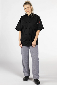 Black South Beach Chef Coat