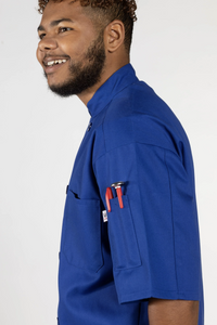 Royal Blue South Beach Chef Coat