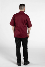 Burgundy South Beach Chef Coat