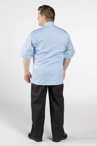 Sky Blue South Beach Chef Coat