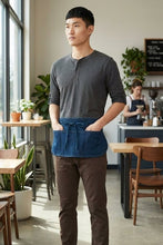 Fame Stonewashed Denim Waist Apron (3 Pockets)