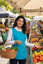 Fame Turquoise Cobbler Apron (2 Pockets)