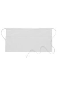 White Deluxe Waist Apron (3 Pockets)