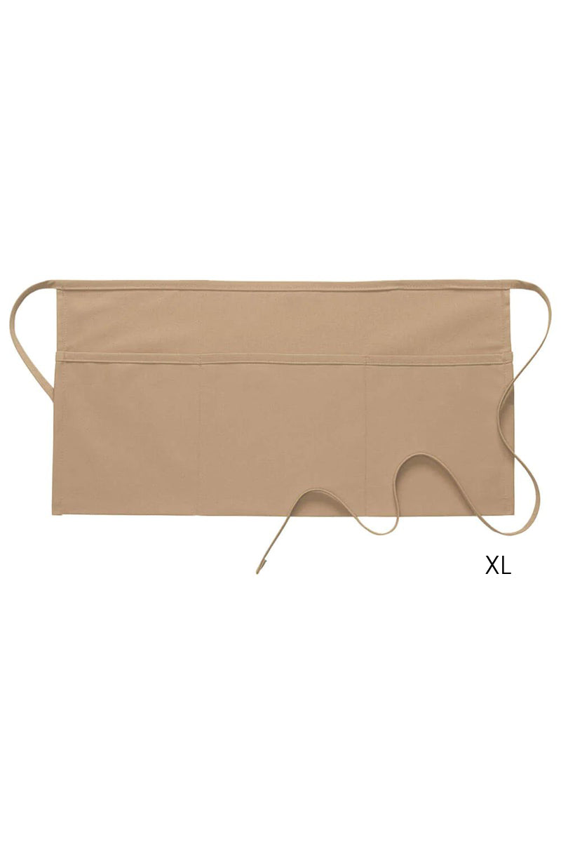 Khaki XL Deluxe Waist Apron (3 Pockets)