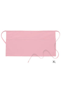 Pink XL Deluxe Waist Apron (3 Pockets)