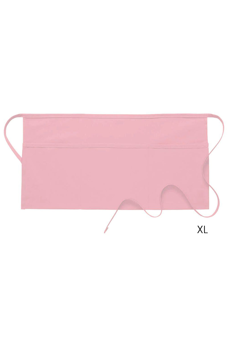 Pink XL Deluxe Waist Apron (3 Pockets)