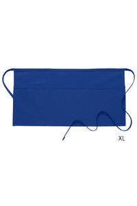 Royal Blue XL Deluxe Waist Apron (3 Pockets)
