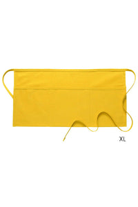 Yellow XL Waist Apron (3 Pockets)