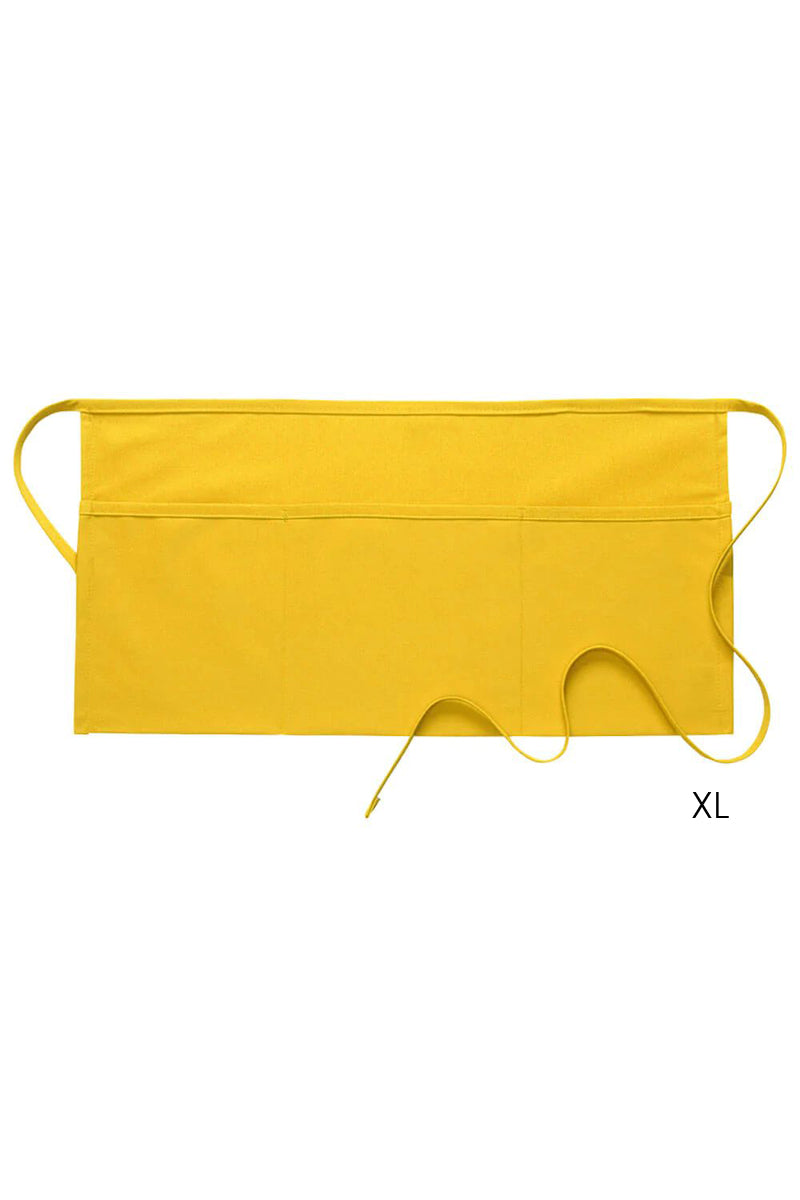Yellow XL Deluxe Waist Apron (3 Pockets)