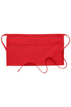 Red Standard Waist Apron (2 Pockets)