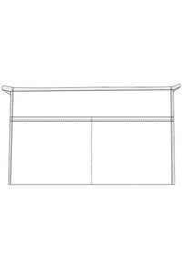 Turquoise Standard Waist Apron (2 Pockets)