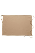 Khaki Deluxe Half Bistro Apron (No Pockets)