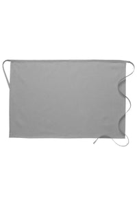 Silver Deluxe Half Bistro Apron (No Pockets)