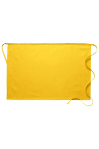 Yellow Deluxe Half Bistro Apron (No Pockets)