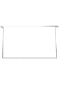 Turquoise Deluxe Half Bistro Apron (No Pockets)