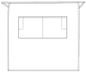 Kelly Deluxe 3/4 Bistro Apron (2 Pockets)