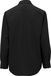 Edwards Men's Café Broadcloth Shirt - Black