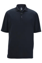 Unisex Navy Snap Front Mesh Polo